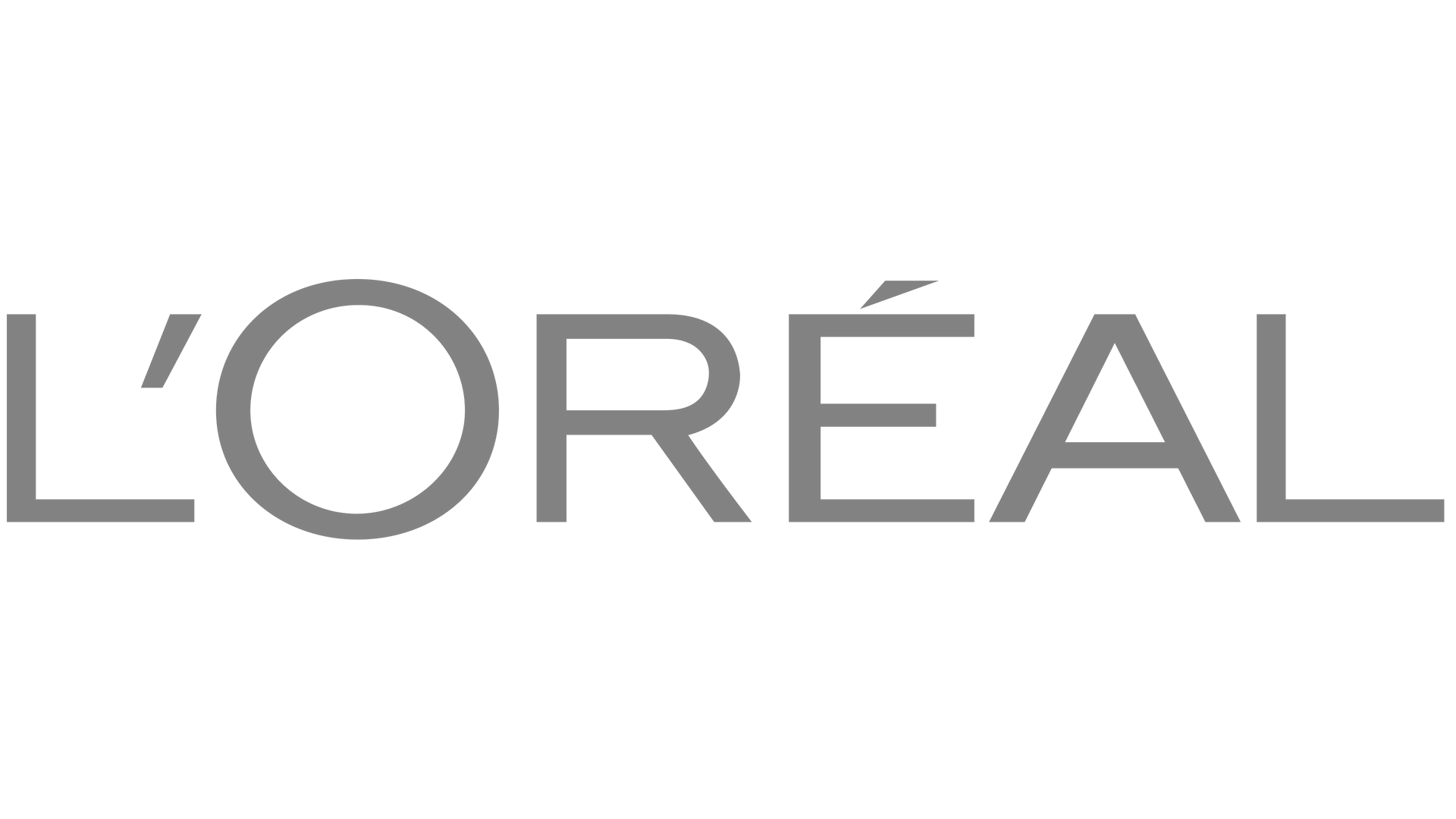 L'Oreal logo. The logo features the word L'Oreal in bold black typography