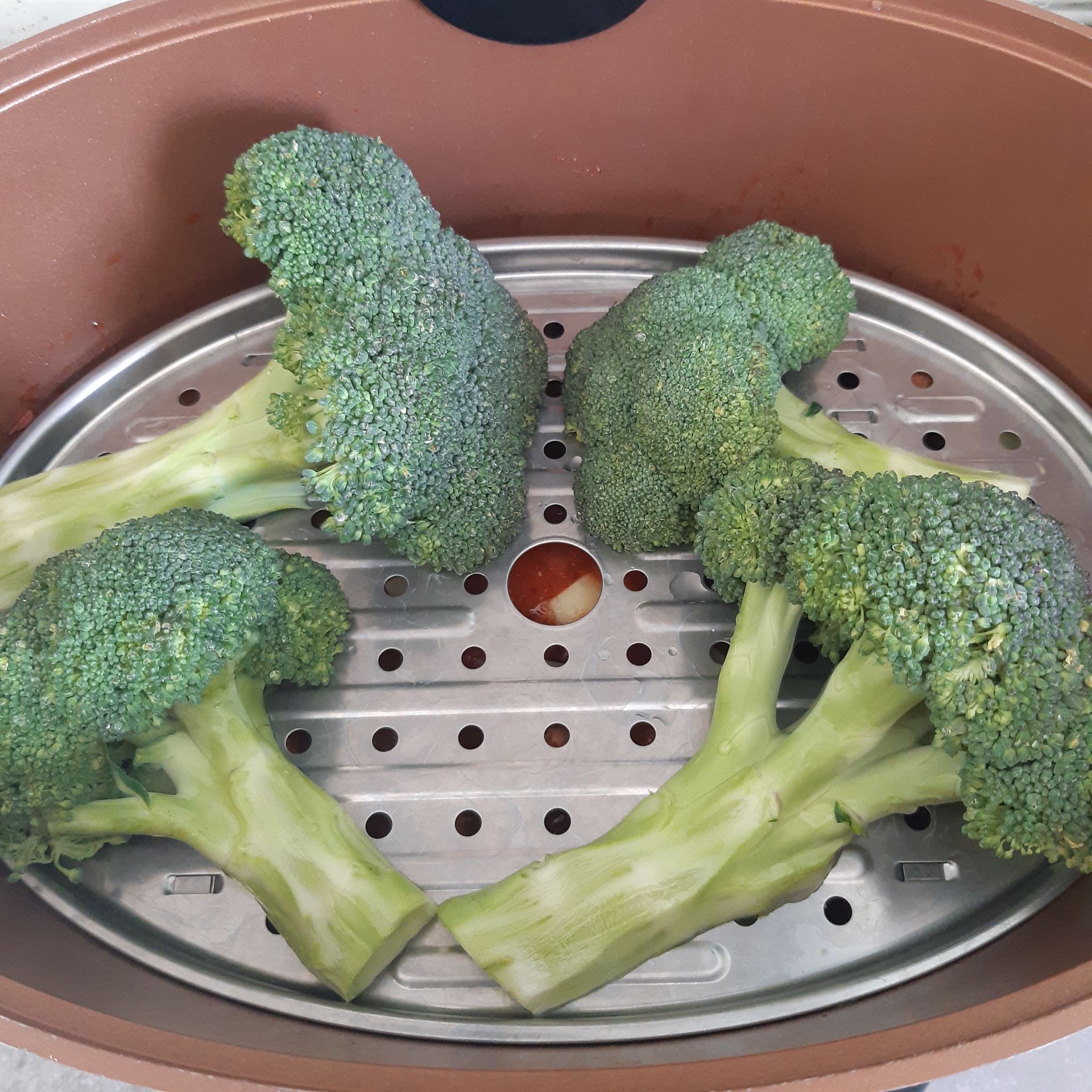 broccoli op stoomplateau