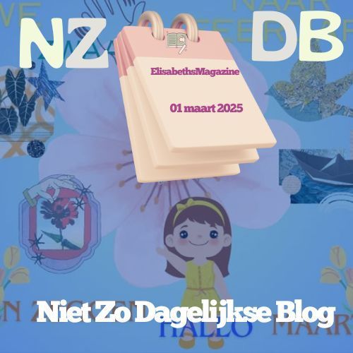 A blue background with nz db niet zo dagelijkse blog