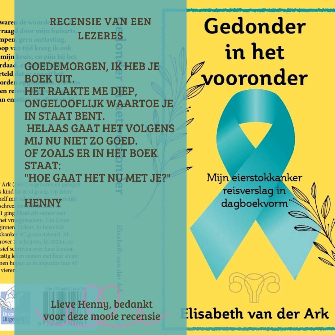 A book called gedonder in het vooronder by elisabeth van der ark