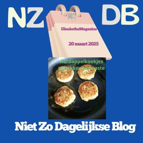 A blue background with nz db niet zo dagelijkse blog