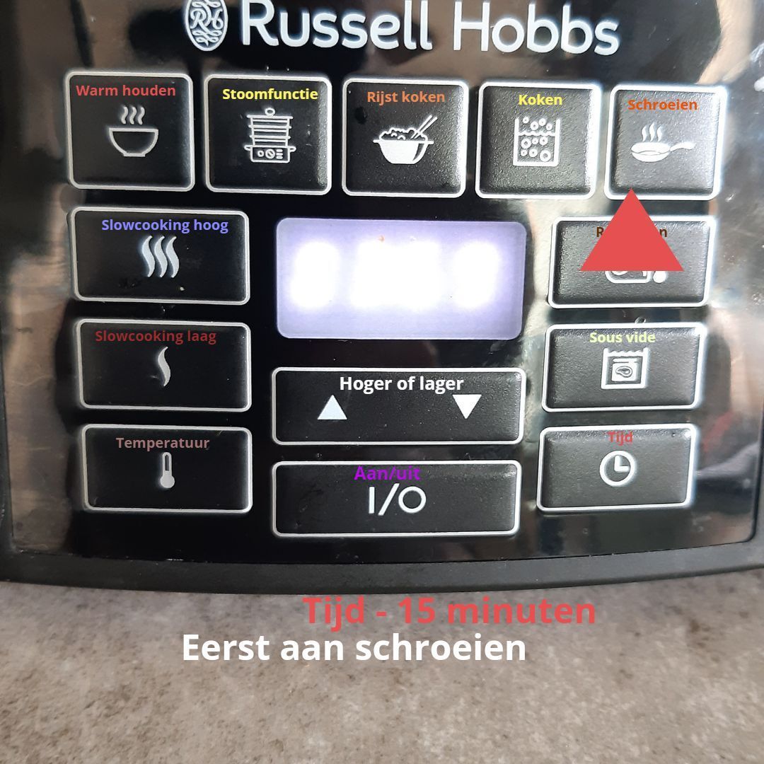 Risotto uit de multicooker Russell Hobbs