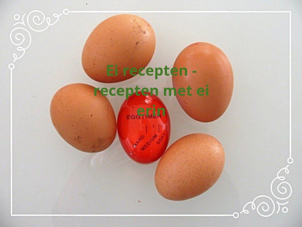 eieren met eggtimer