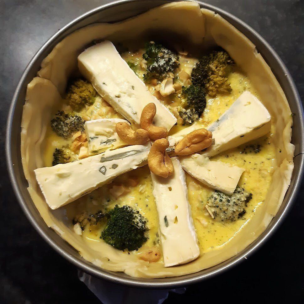 Hartige taart met broccoli uit de Philips Airfryer XXL