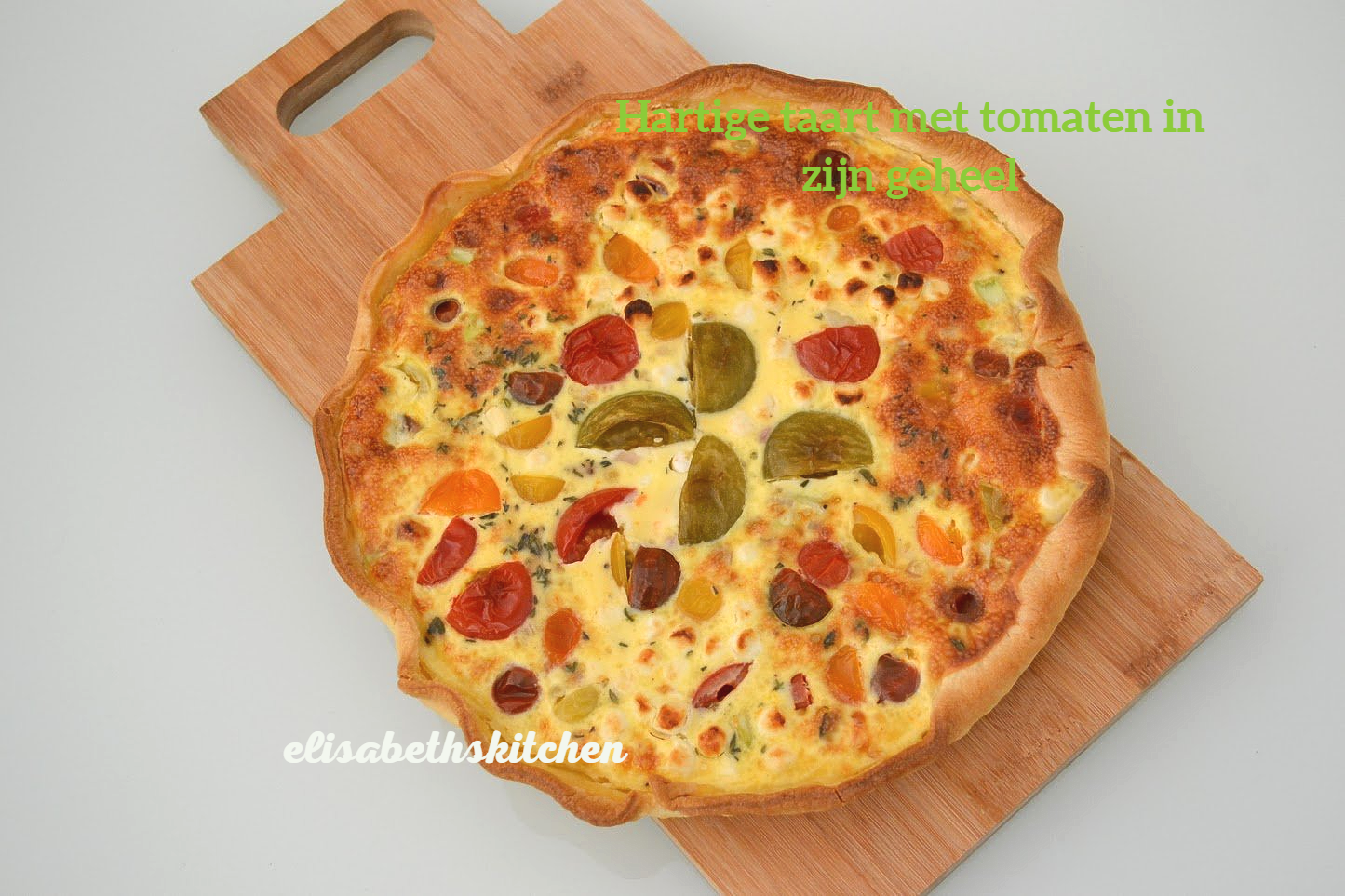 Hartige Taart Met Tomaten