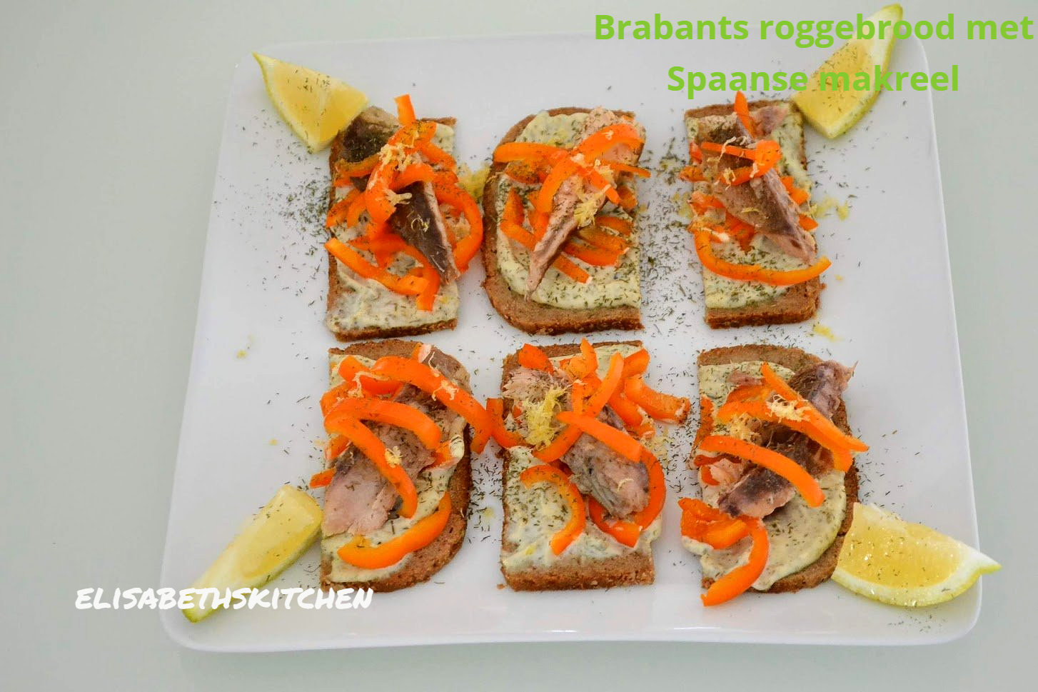 Brabants roggebrook met Spaanse makreel