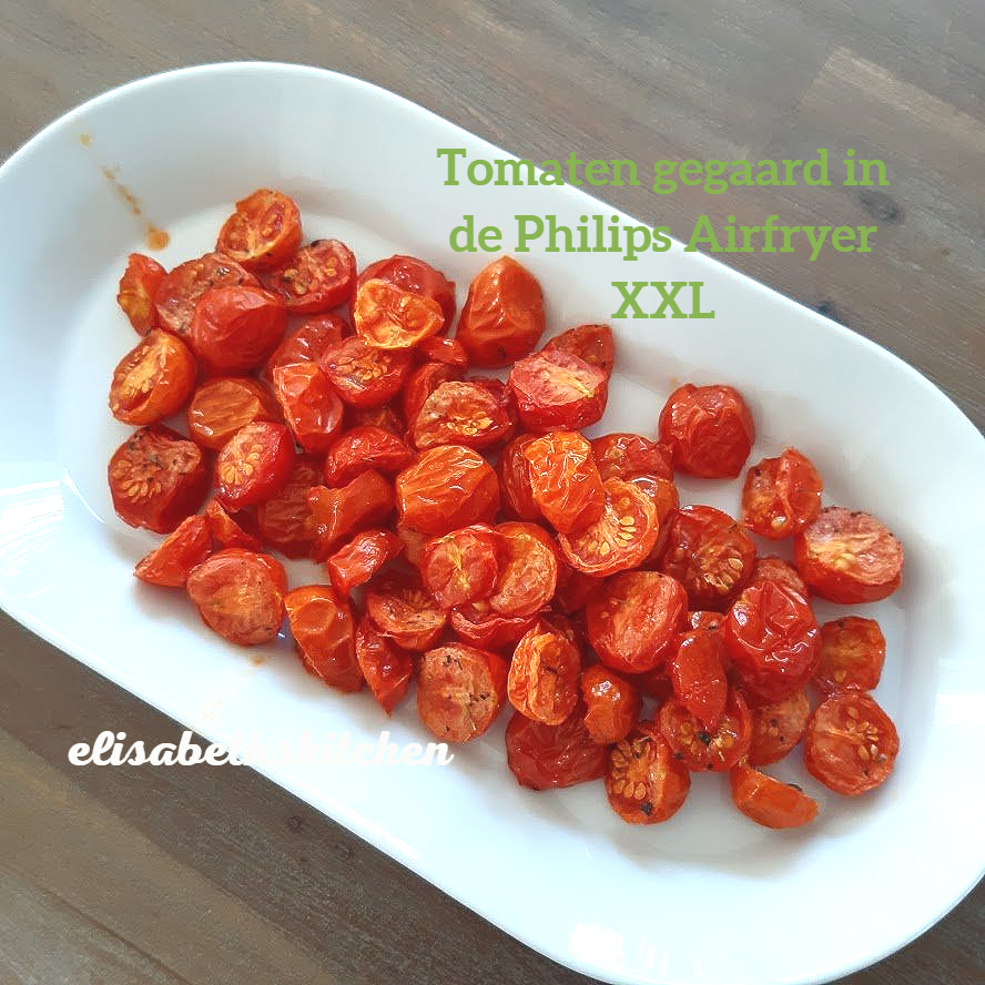 Tomaten gegaard in de Philips Airfryer XXL