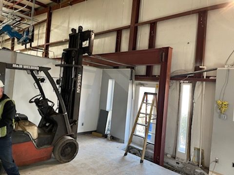 Before Ceiling Renovation — High Point, NC — Burton Builders Inc