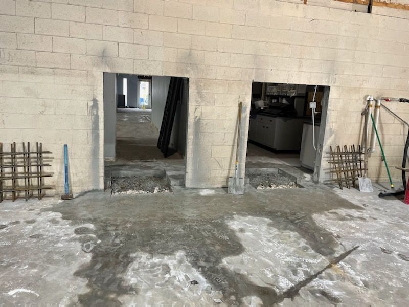 Brick Wall — High Point, NC — Burton Builders Inc