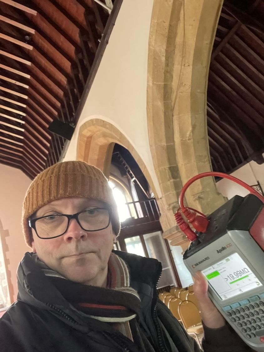 man PAT Testing in church