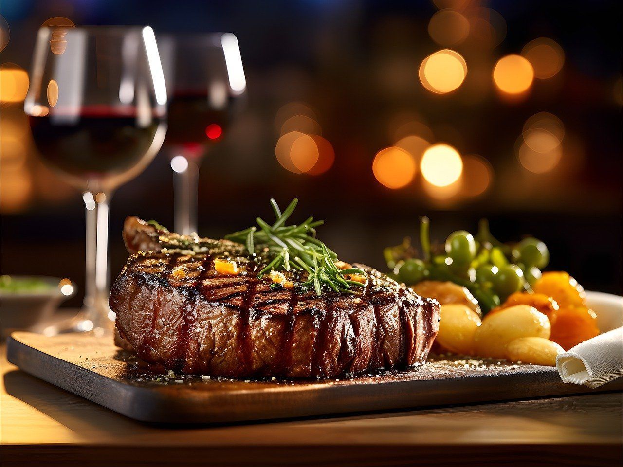 steak dinner