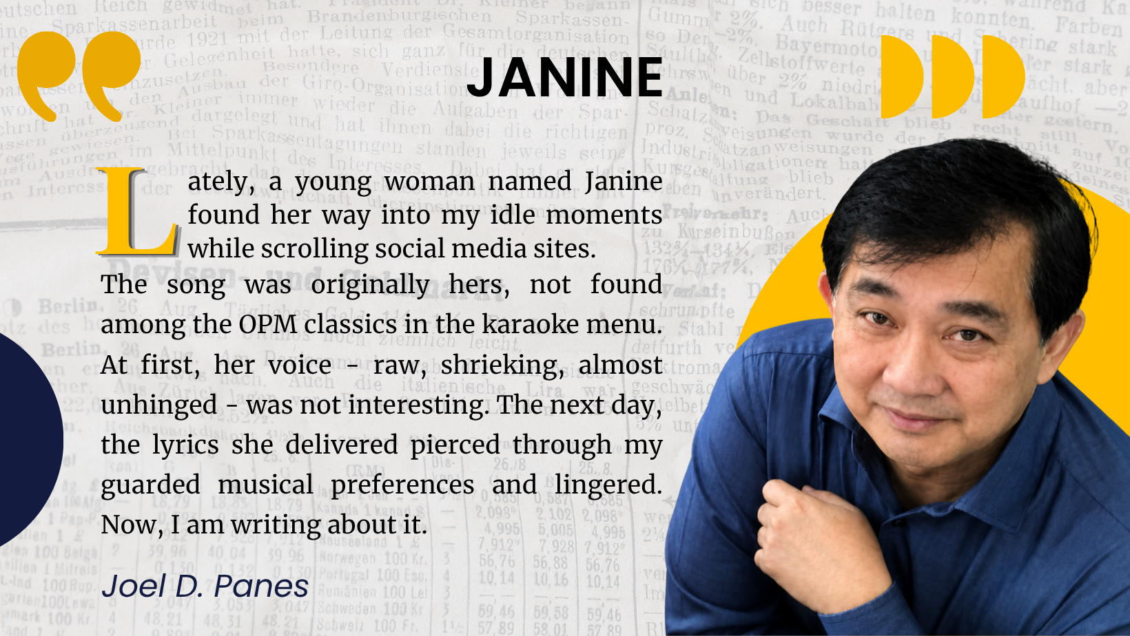 Lately, a young woman named Janine found her way into my idle moments while scrolling social media s