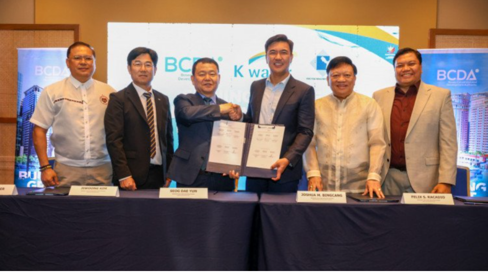 BCDA, K-Water partner for Camp John Hay, Poro Point water infrastructure system