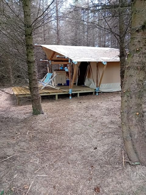 mini safari tent woodland verandah oudoor living