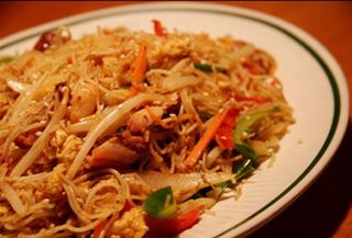 Singapore fried noodles from Lower Hutt's Chinese fast food take away Ichiban Chinese