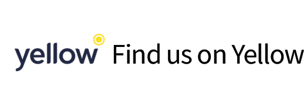 Find us on Yellow logo