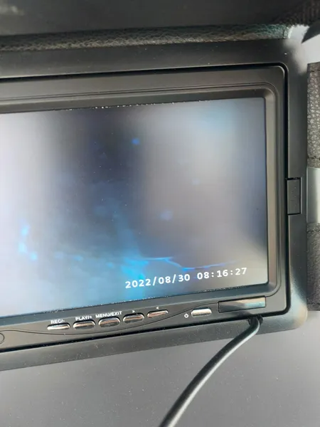 Close-up of a Screen Displaying a Cloudy Blue Image — Ballina Leak Detection & Swimming Pool Repairs in Ballina, NSW