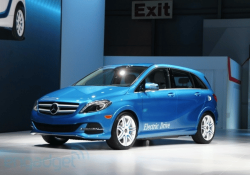 New Electric B-Class Mercedes powered by Tesla Technology