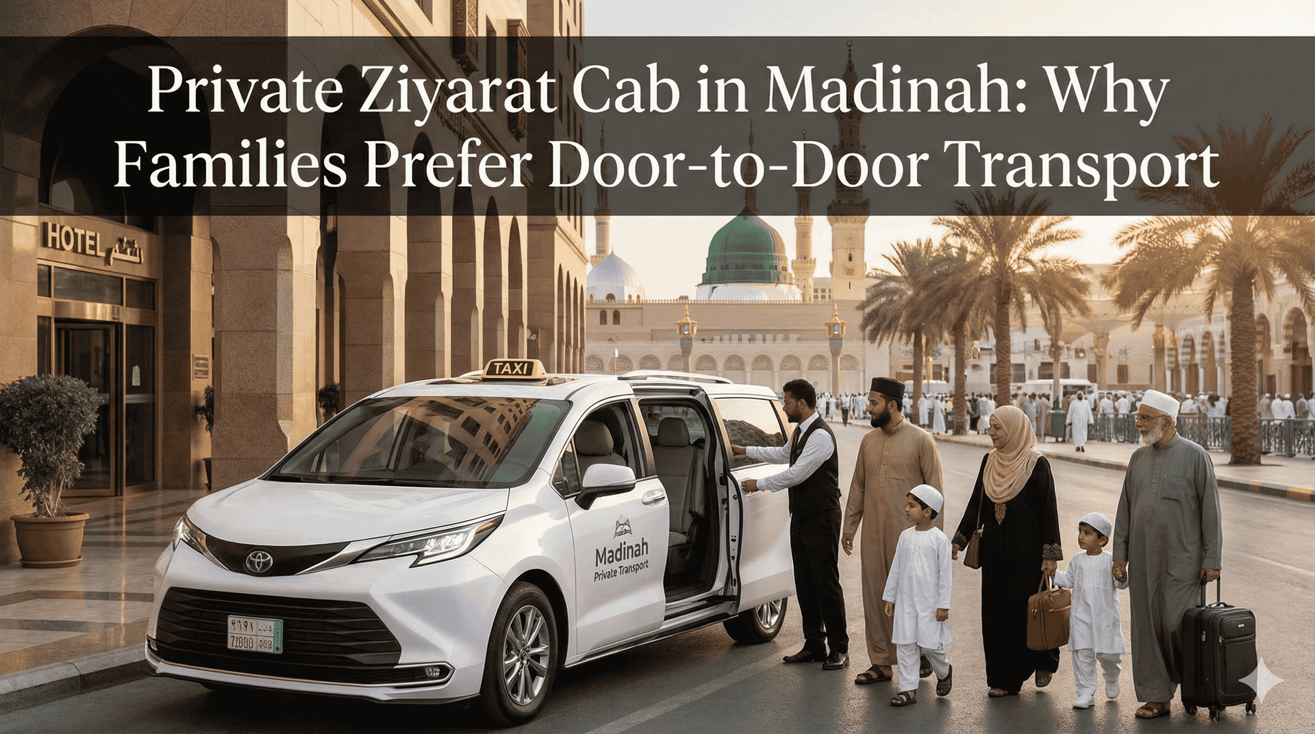 Private Ziyarat Cab in Madinah | Book Door-to-Door Luxury Ride

