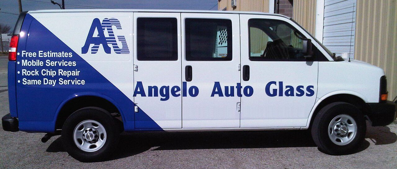 Angelo Auto Glass Work Van