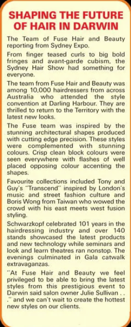 Shaping the Future of Hair — Specialised Hair Salon in Darwin