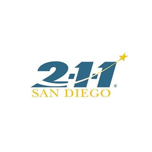 A blue and yellow logo for 2:11 san diego