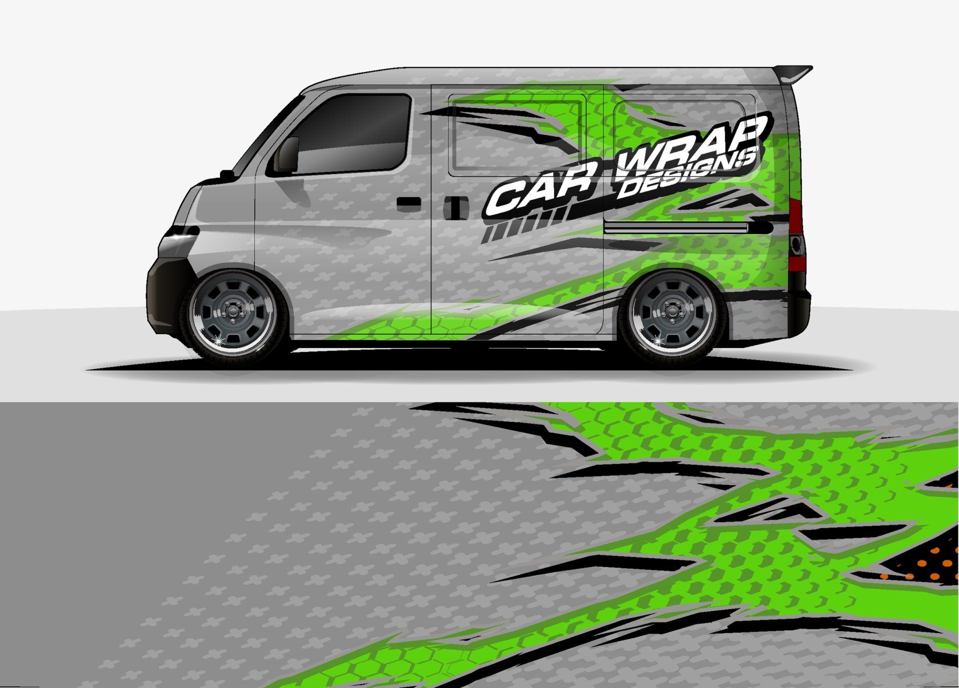 Car Wrap Design Vector For Vehicle Vinyl Sticker — Sign Shop In Paget, QLD