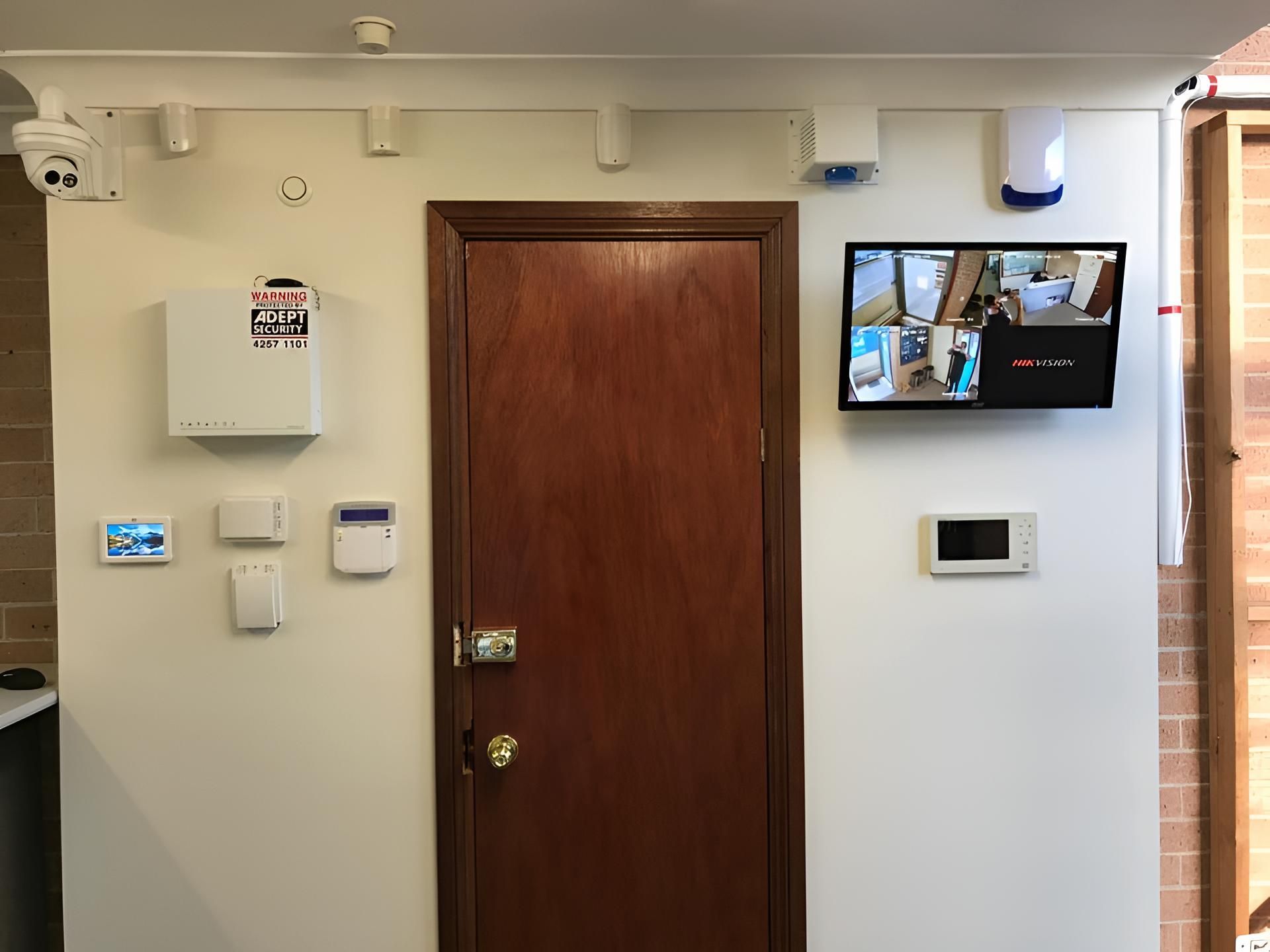A Room With a Door and a Television on the Wall β Adept Security In Oak Flats, NSW