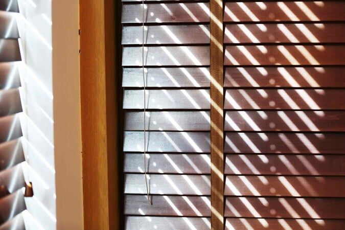 Wood Blinds — Draperies & Curtains Retail & Custom in Newton,MA