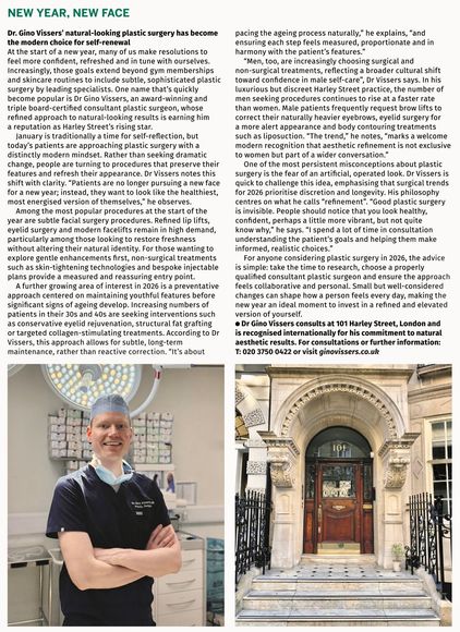 Consultant plastic surgeon Dr Gino Vissers featured in The Telegraph talking about Plastic Surgery and natural facelifts and eyelid surgery in Harley Street.