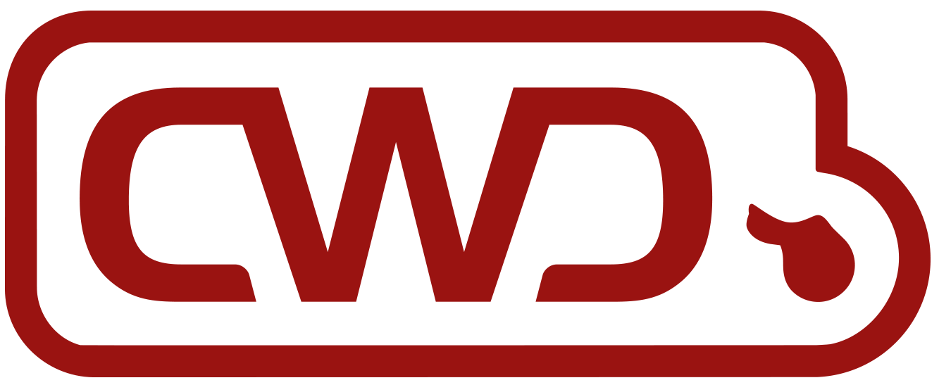 Red stylized 