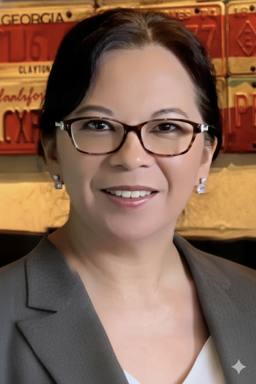 A man in a suit and white shirt is smiling for the camera.