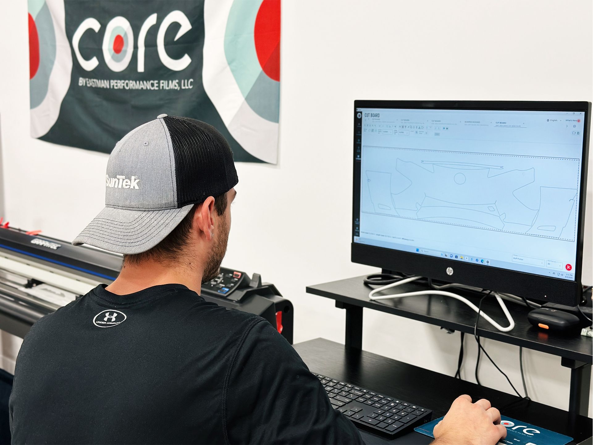 LFA clear bra application