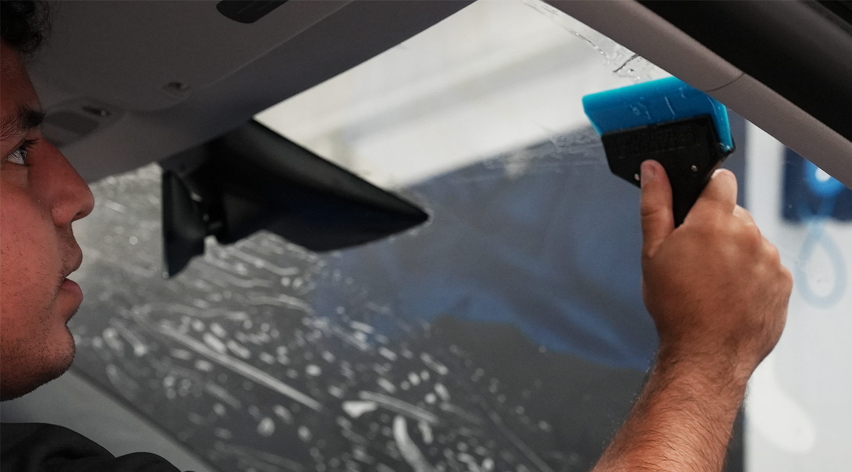 Window tint installation