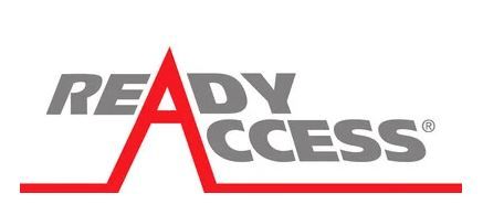 The ready access logo is red and gray on a white background.