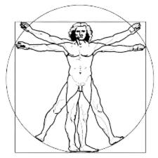 Vitruvian Man Logo | Massage McKinney TX