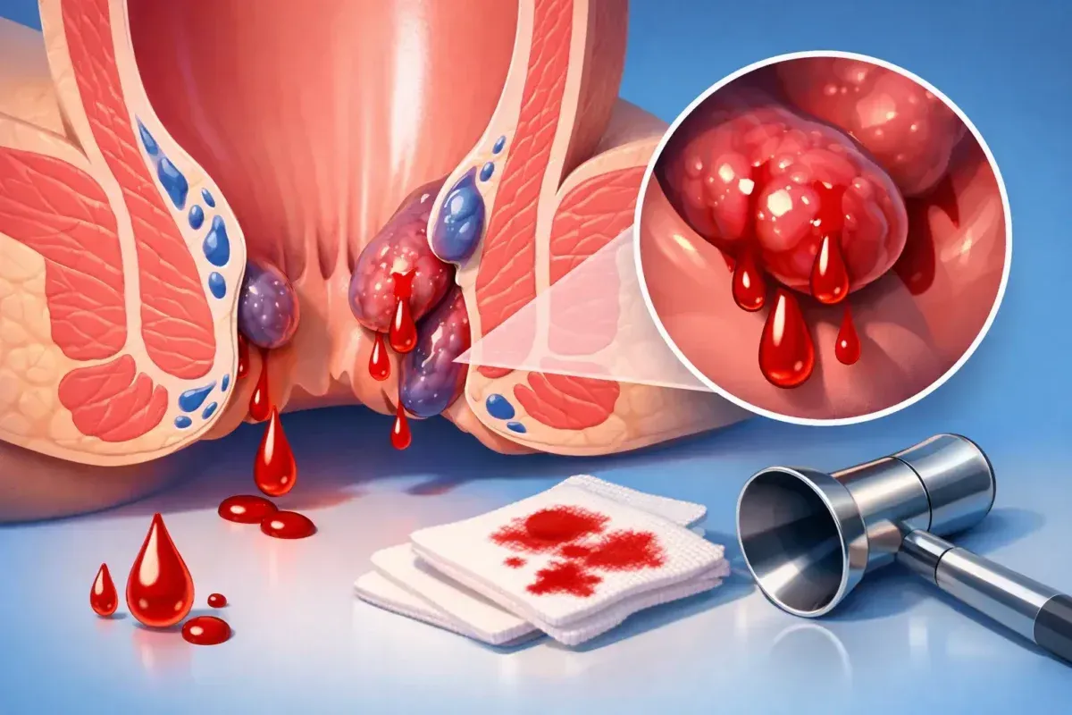 Seeing blood in the toilet can be alarming—and it’s one of the most common reasons 