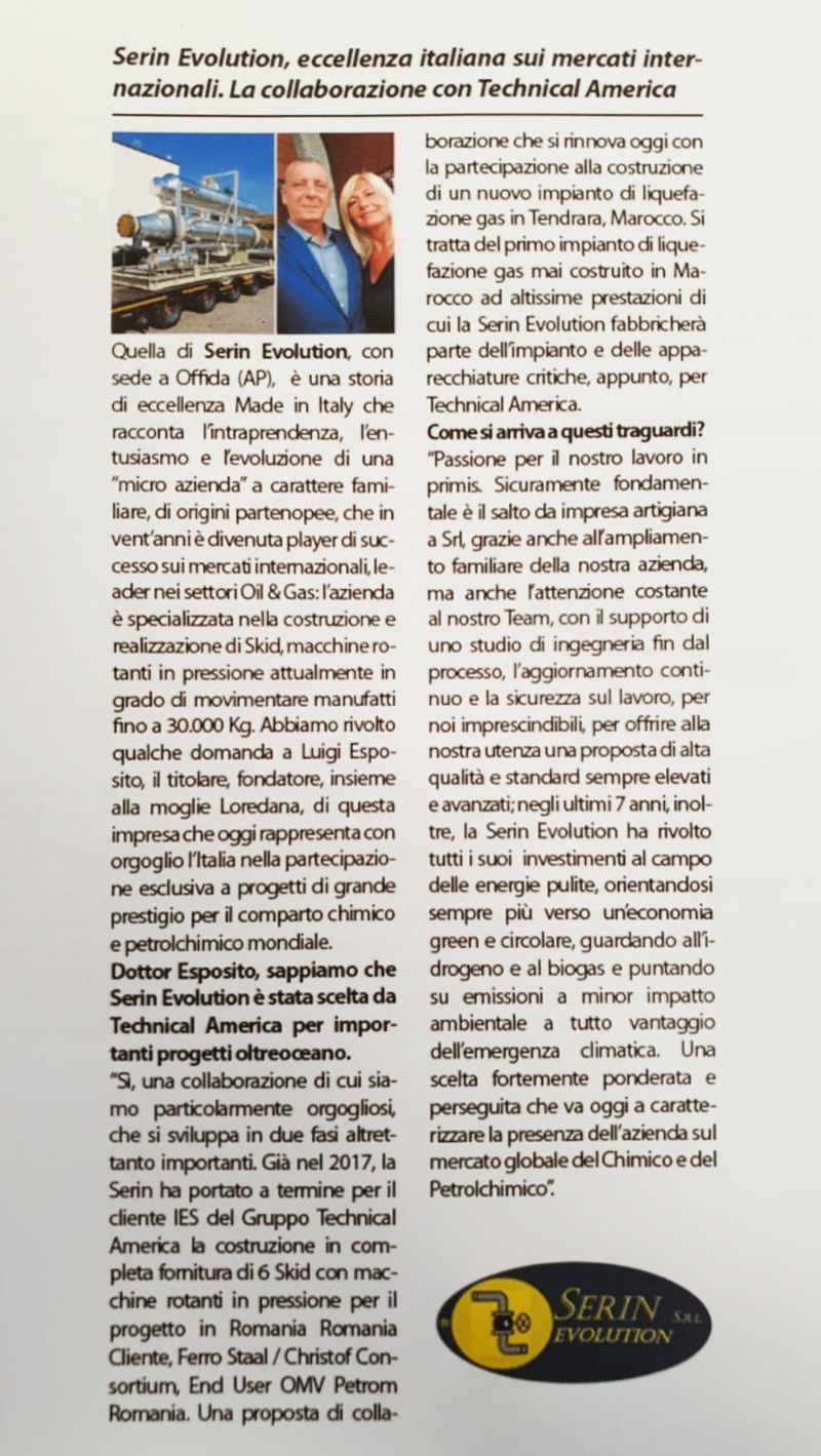 L'Eccellenza riconosciuta a livello Internazionale