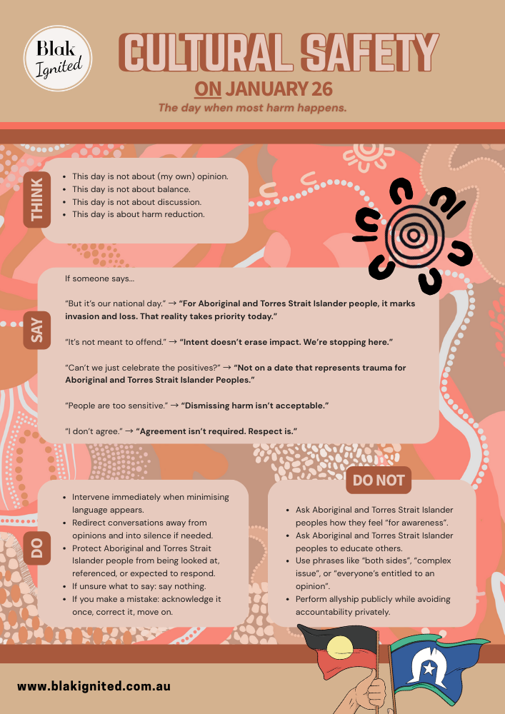 Cultural Safety & January 26