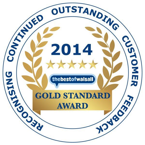 Best Of Walsall Gold Standard Award 2014