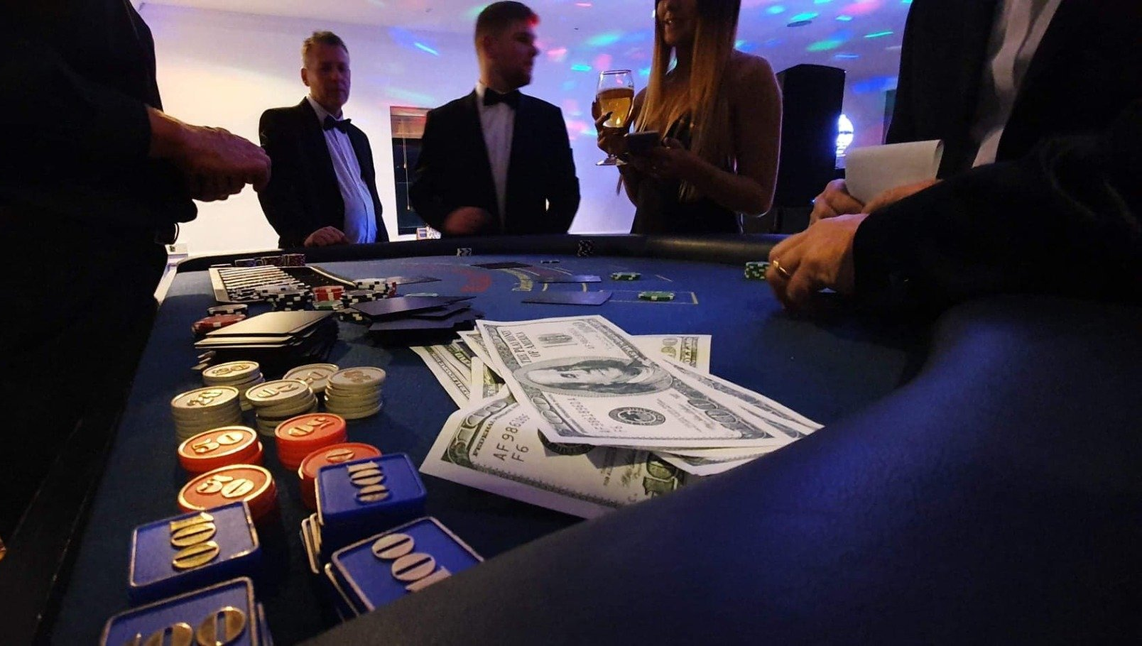 J.A.B.S Event Hire Fun Casino Hire at Roman Way Hotel Cannock, Wedding Entertainment.