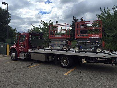 Tow Truck and Scissor Lifts — Dearborn, MI — Rusko’s Service Center