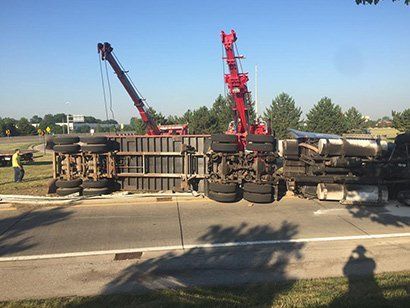 18 Wheeler Truck Accident — Dearborn, MI — Rusko’s Service Center