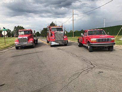 Rusko's Red Towing Trucks — Dearborn, MI — Rusko’s Service Center