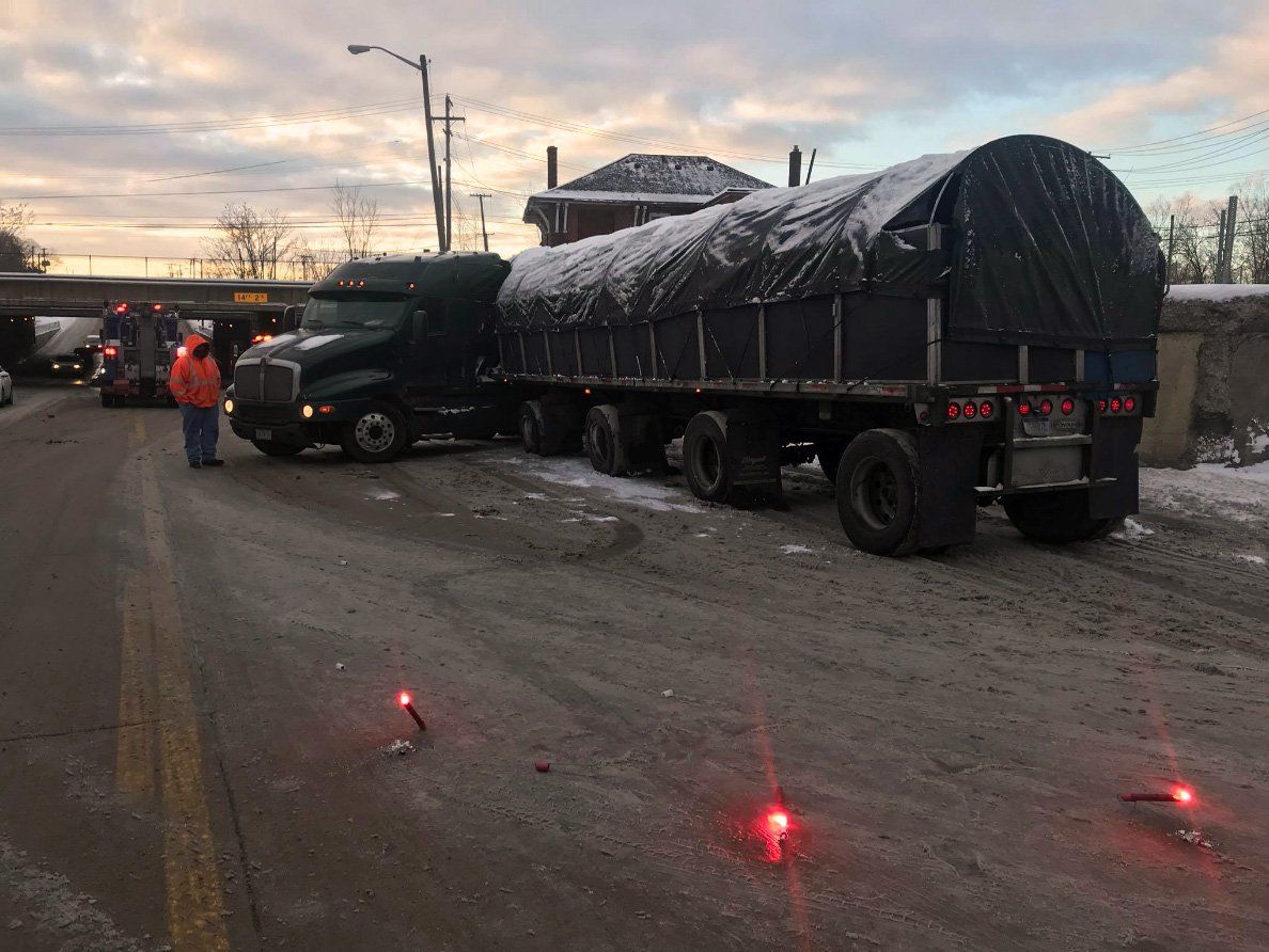 Truck Accident — Dearborn, MI — Rusko’s Service Center