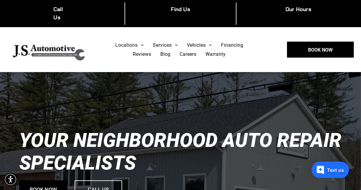 Jeep Auto Repair - Charlestown, Grantham, & Newport, NH | J.S. Automotive