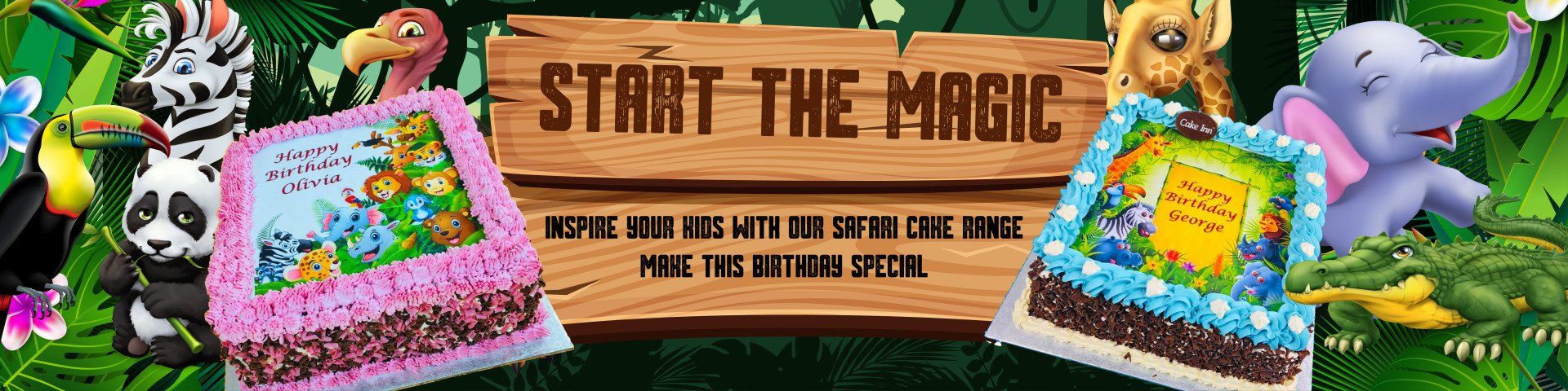 A sign that says ' start the magic ' on it