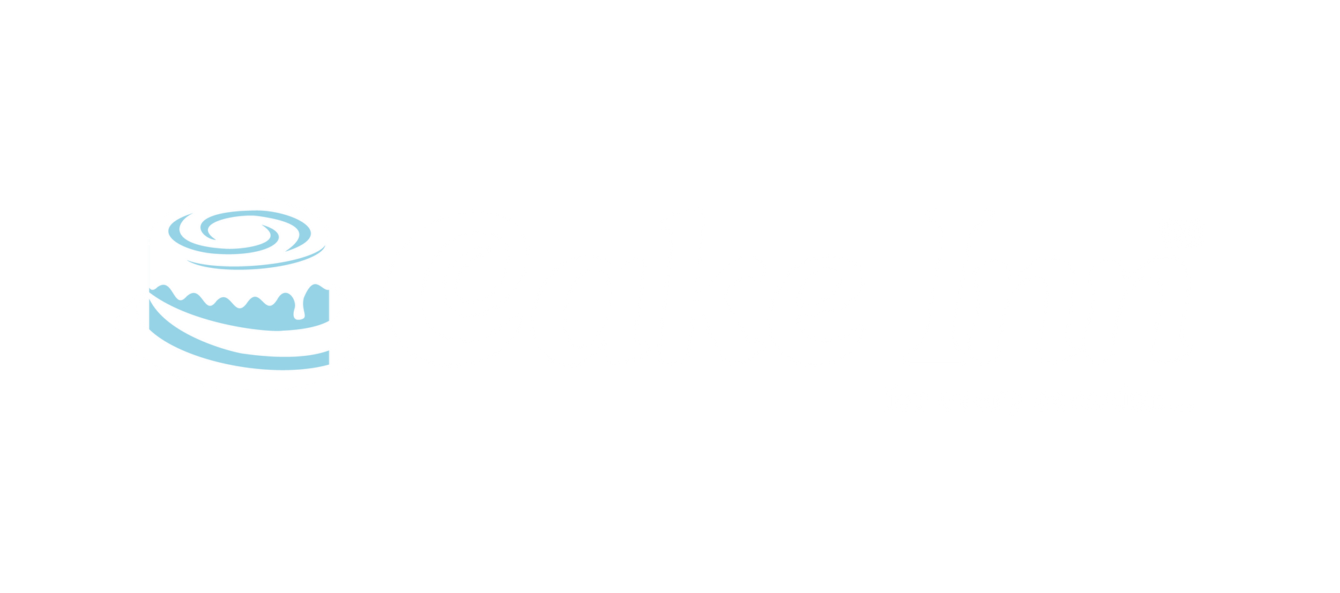 The cake inn logo is yellow and has a crown on it.