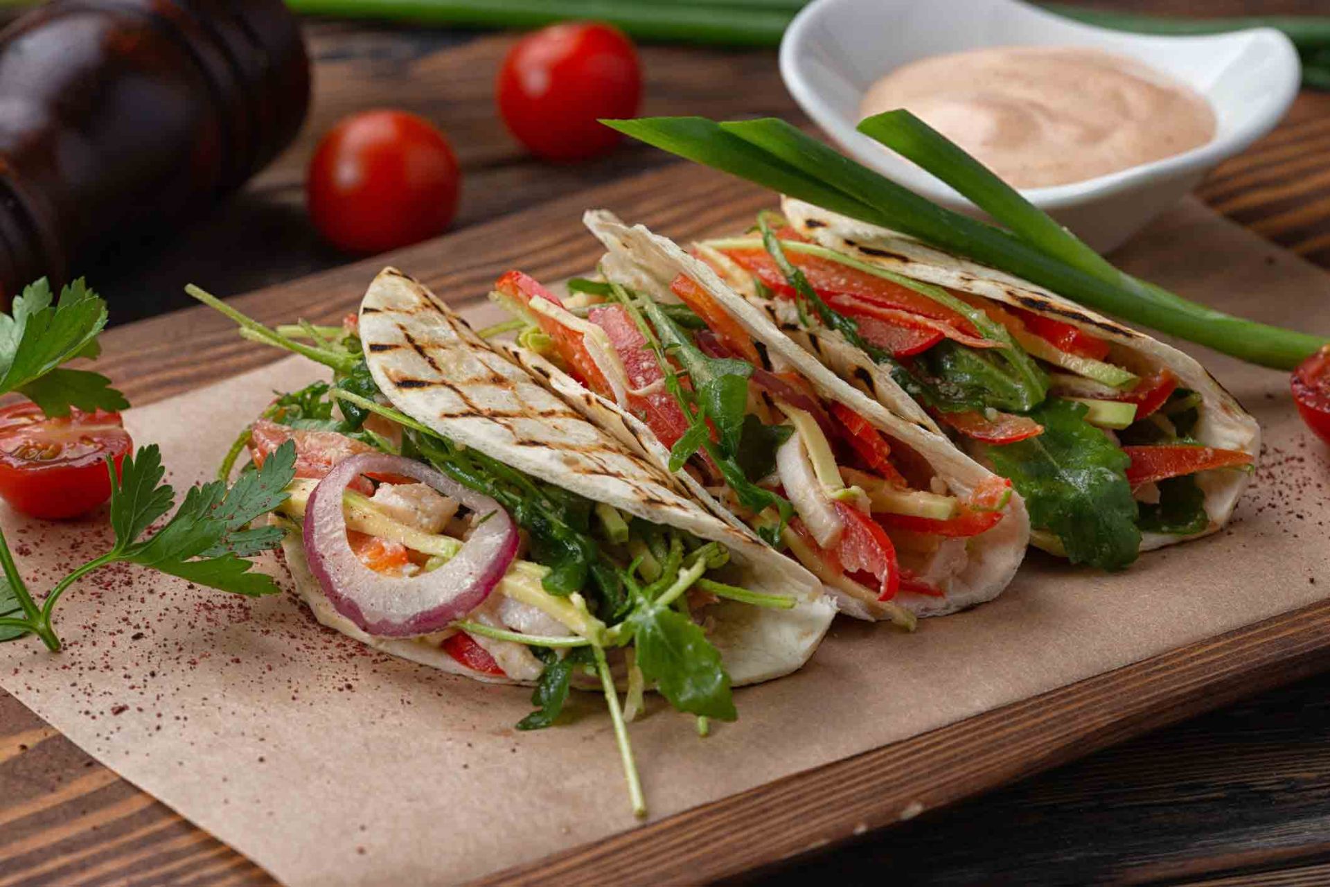 Taco Wrap — Erie, PA — Valerio’s Italian Restaurant & Pizzeria