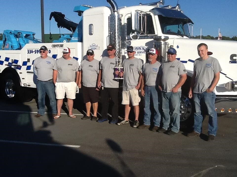 Tow Truck Side Shot — Roxboro, NC — Brann’s Wrecker Service Inc